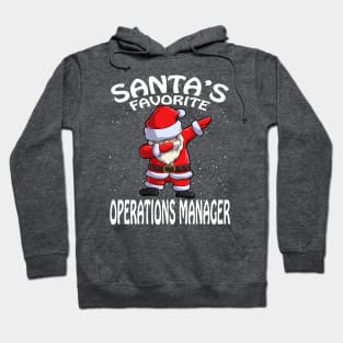 Santas Favorite Operations Manager Christmas Hoodie